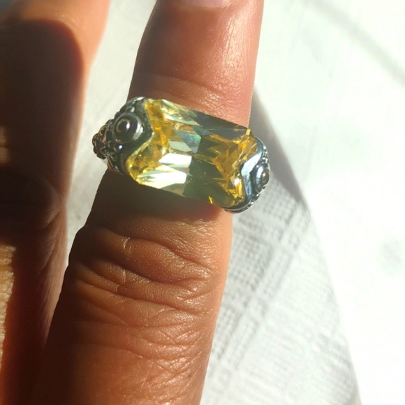 🎉💝Magnificent!/Yellow 💛 Citrine gemstone Ring💛💝 - Picture 10 of 11